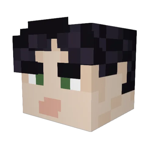 Zachary___ Minecraft avatar head, 3D render