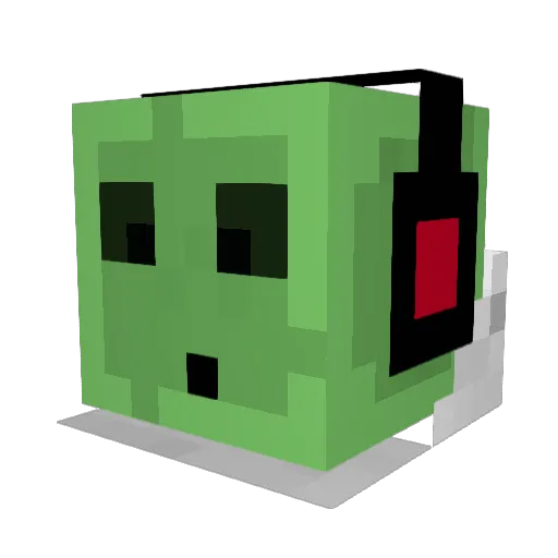 Zacharyzey Minecraft avatar head, 3D render