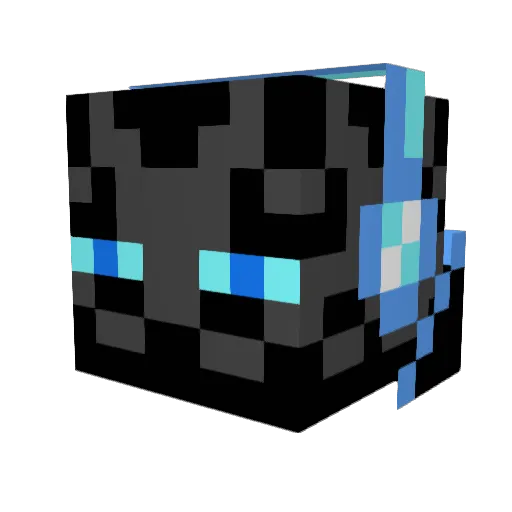 Zachattack58 Minecraft avatar head, 3D render