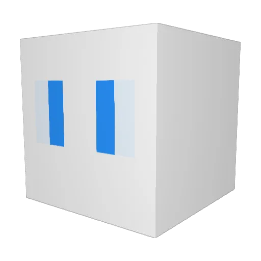 Zachgrech Minecraft avatar head, 3D render