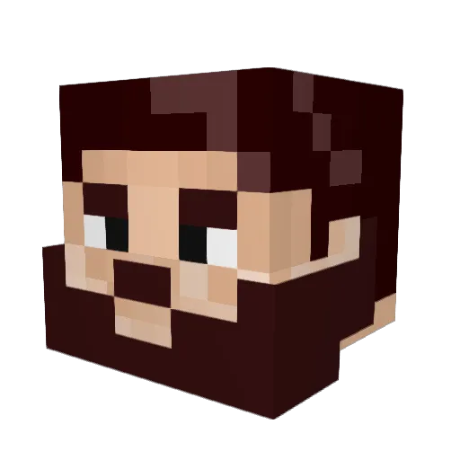 Zachmessi10 Minecraft avatar head, 3D render