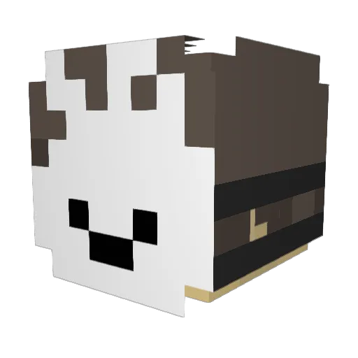 Zack10Z Minecraft avatar head, 3D render