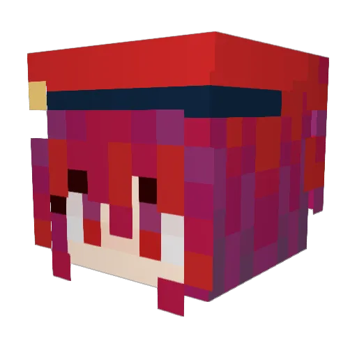 ZackIsThere Minecraft avatar head, 3D render