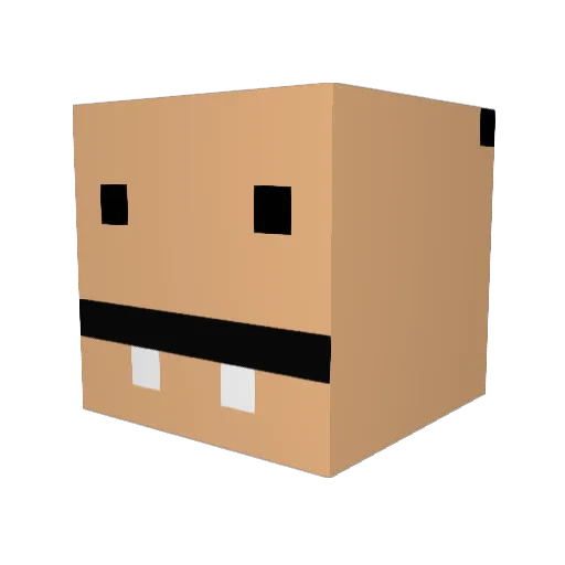ZackSpeed007 Minecraft avatar head, 3D render
