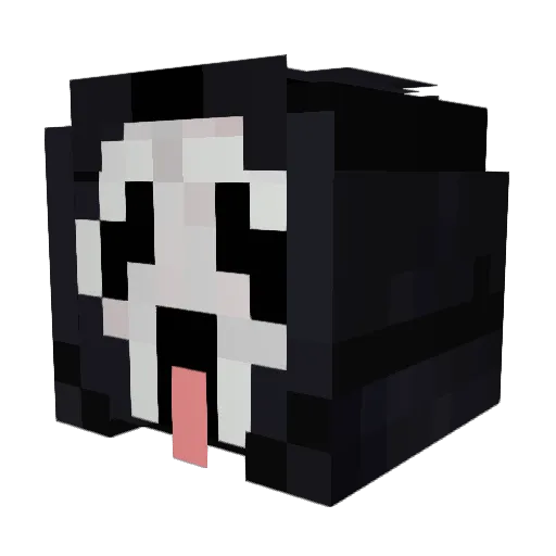 ZackTMX Minecraft avatar head, 3D render