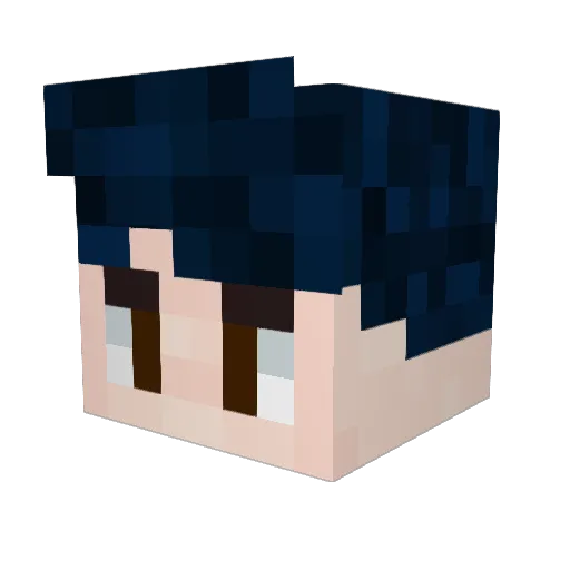 ZackXSlayer Minecraft avatar head, 3D render