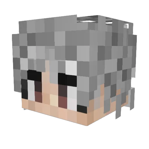 Zack_a_Riz Minecraft avatar head, 3D render
