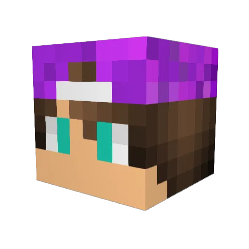 Zackattack2306 Minecraft avatar head, 3D render