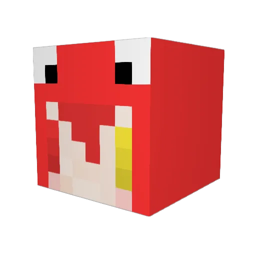 Zacks_the7 Minecraft avatar head, 3D render