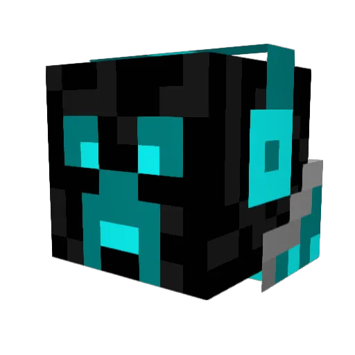 Zacolly7 Minecraft avatar head, 3D render