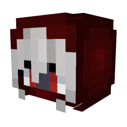 Zadfkiel Minecraft avatar head, 3D render