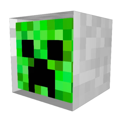 Zadikal Minecraft avatar head, 3D render