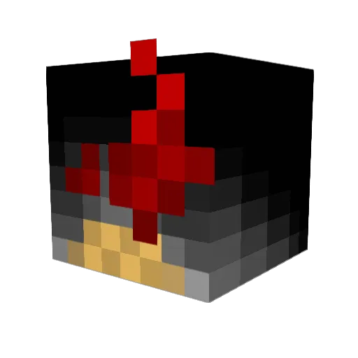 Zadowz Minecraft avatar head, 3D render