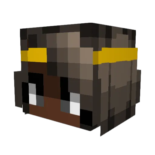 ZaeOptimal Minecraft avatar head, 3D render