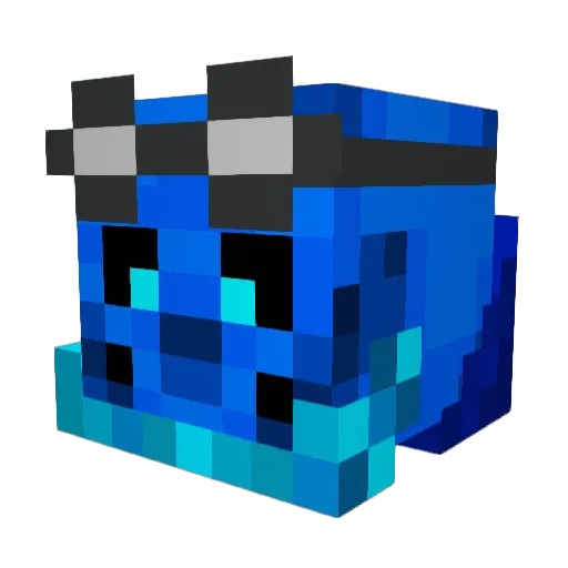 ZaechVSGames Minecraft avatar head, 3D render