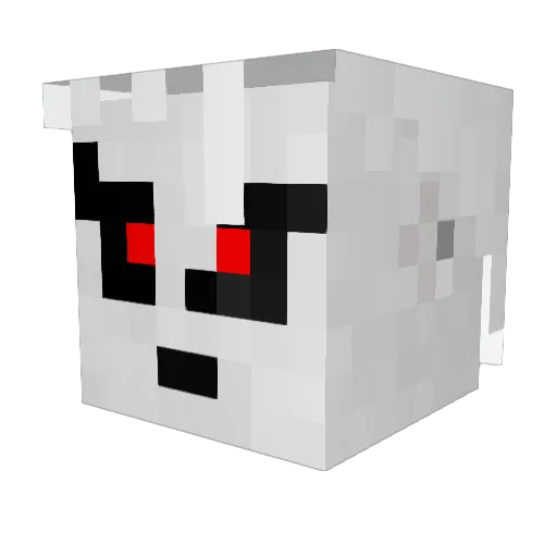 Zaedus Minecraft avatar head, 3D render
