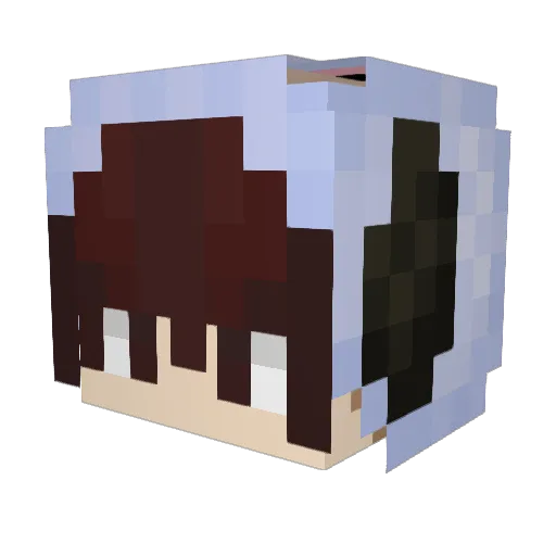 Zaeho Minecraft avatar head, 3D render