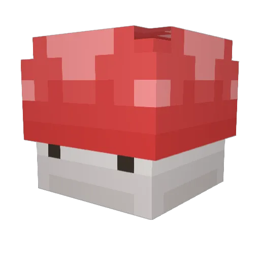 Zaera Minecraft avatar head, 3D render