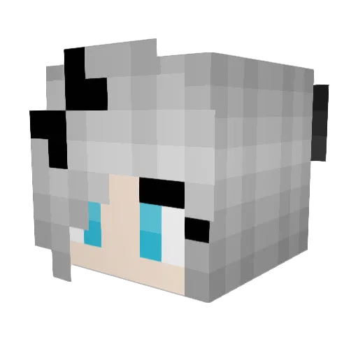 ZaeraLyn Minecraft avatar head, 3D render