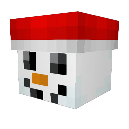 Zagnex Minecraft avatar head, 3D render