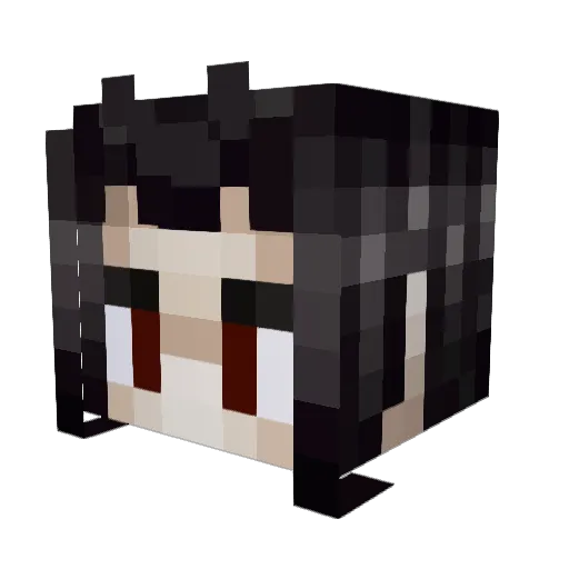 Zago7 Minecraft avatar head, 3D render