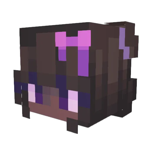 ZaharaDesert07 Minecraft avatar head, 3D render