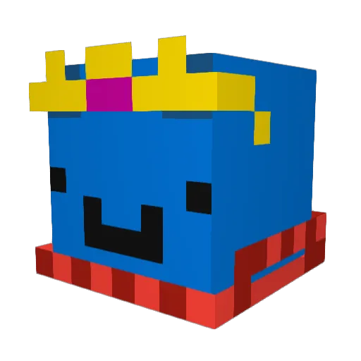 ZaharaSlam Minecraft avatar head, 3D render
