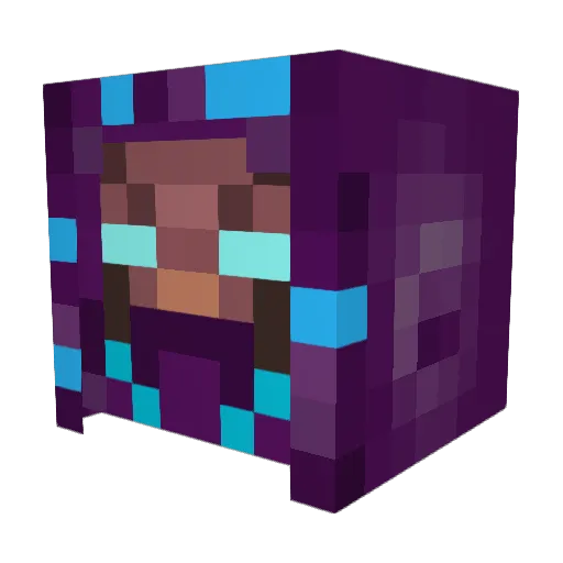 Zahard Minecraft avatar head, 3D render
