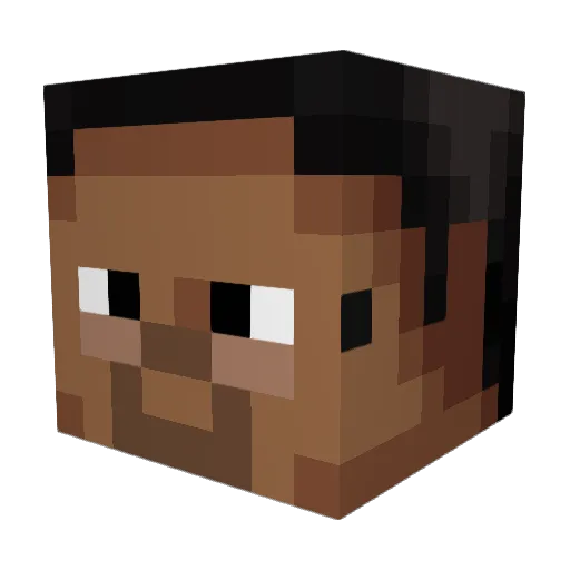 Zahur69 Minecraft avatar head, 3D render