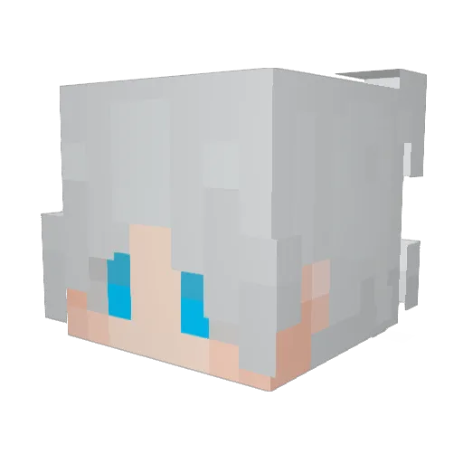 ZaihHuy_ Minecraft avatar head, 3D render