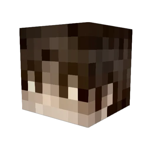 ZainEldeen Minecraft avatar head, 3D render