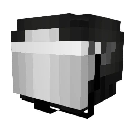 ZainHyrealms Minecraft avatar head, 3D render