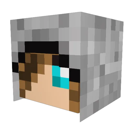 Zairelyn Minecraft avatar head, 3D render