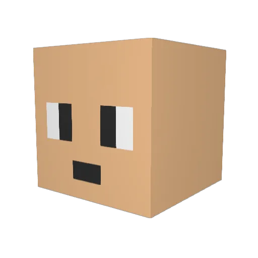 Zaiross1 Minecraft avatar head, 3D render