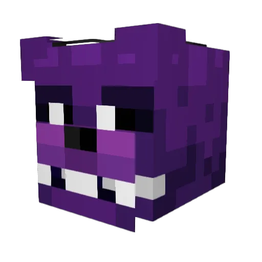 Zak_FM Minecraft avatar head, 3D render