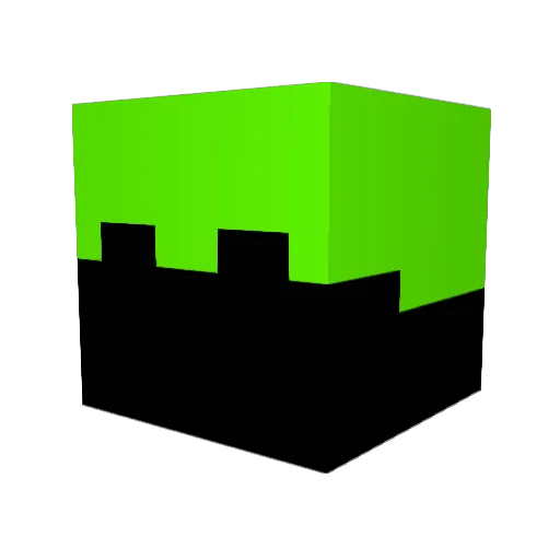 Zak_g Minecraft avatar head, 3D render