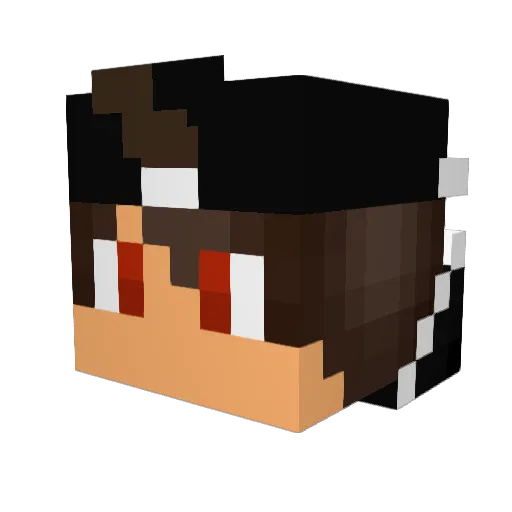 Zakaria4Gamer Minecraft avatar head, 3D render