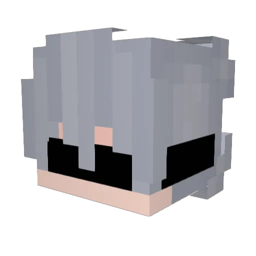 Zaki_j Minecraft avatar head, 3D render
