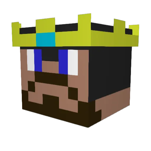 Zakiroh Minecraft avatar head, 3D render