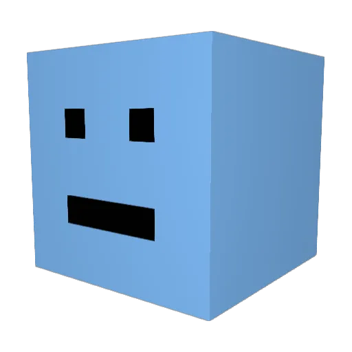 Zakkk_ Minecraft avatar head, 3D render