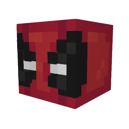 Zakop Minecraft avatar head, 3D render