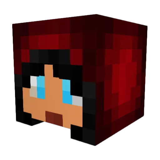 Zakrevitz Minecraft avatar head, 3D render