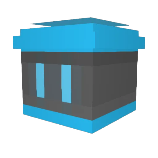 ZakuInATopHat Minecraft avatar head, 3D render