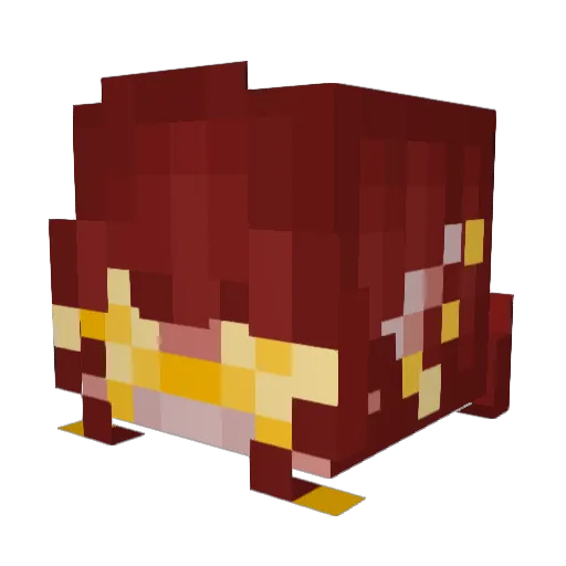 Zalach Minecraft avatar head, 3D render