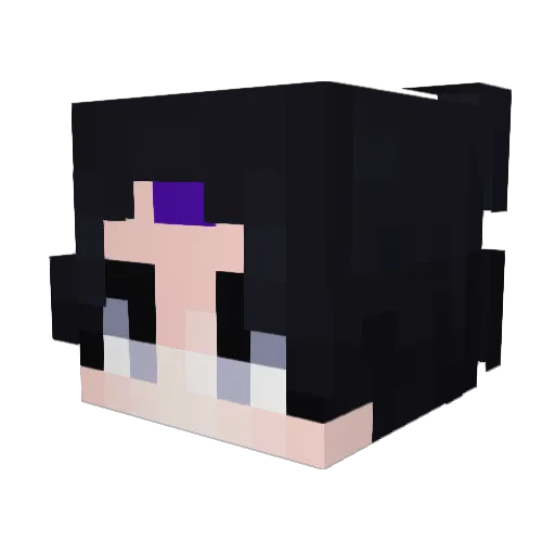 Zalario Minecraft avatar head, 3D render