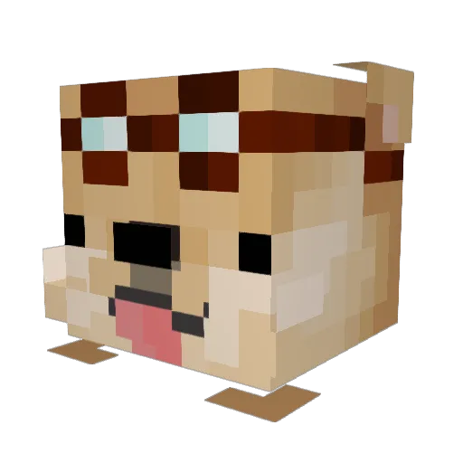 ZaliaAlda2 Minecraft avatar head, 3D render