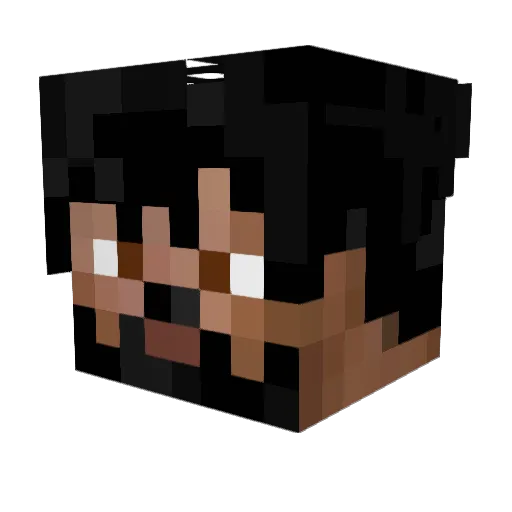 Zalop2002 Minecraft avatar head, 3D render