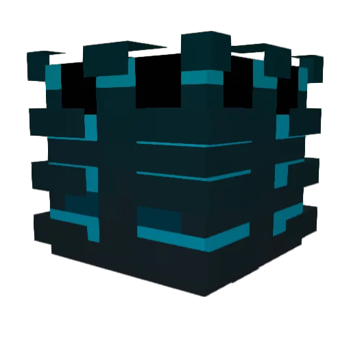 Zaltraxion Minecraft avatar head, 3D render