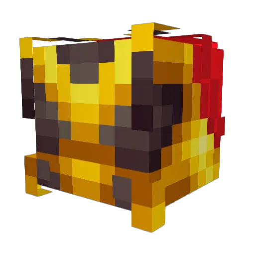 Zalway Minecraft avatar head, 3D render
