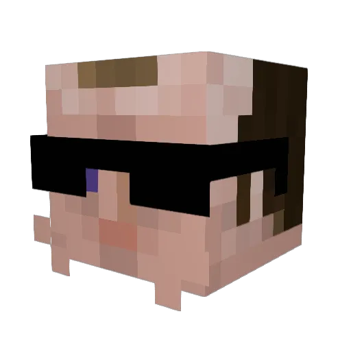 ZamBeZizzz Minecraft avatar head, 3D render